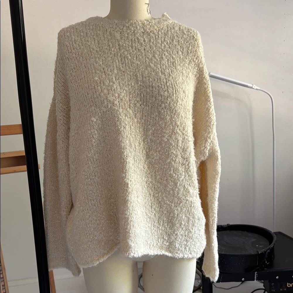 SET Oversized Bouclé Sweater